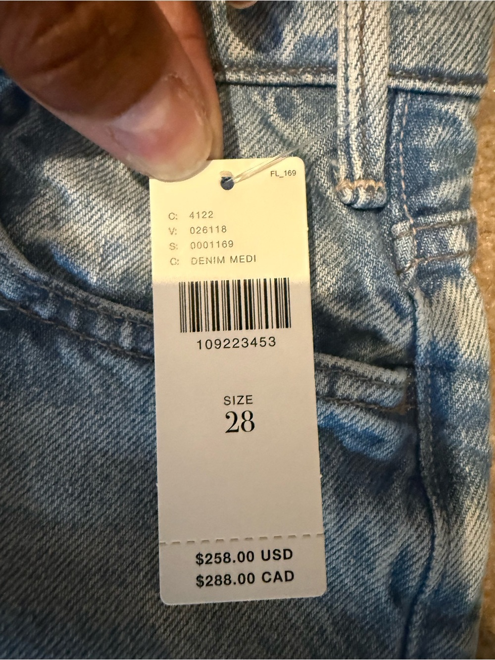NWT! MOTHER The Hustler roller high rise ankle jeans - Picture 10 of 14